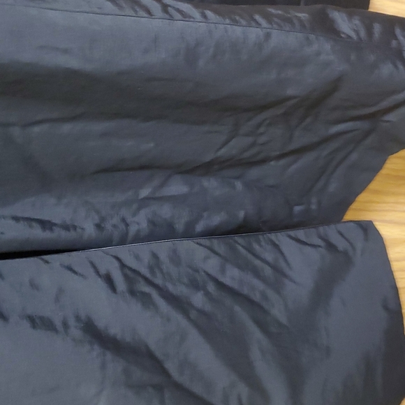 Eileen Fisher black satin coat Sz M - Picture 9 of 10